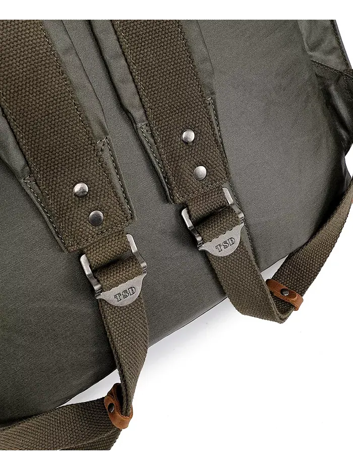 Городской рюкзак Urban Light Traveller из холста TSD BRAND — изображение 12 из 12, зеленый