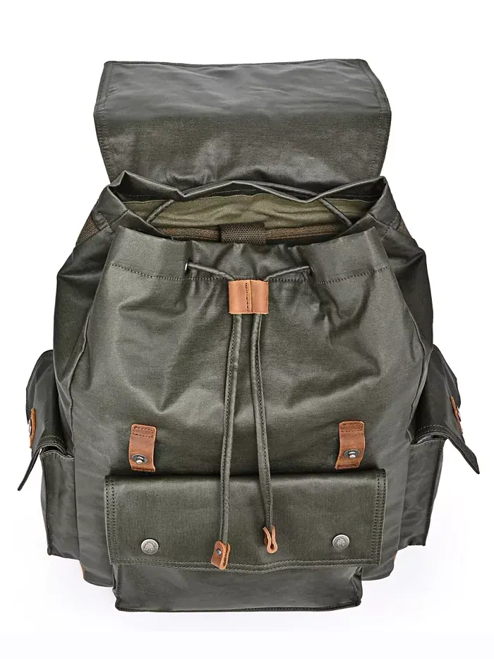 Городской рюкзак Urban Light Traveller из холста TSD BRAND — изображение 4 из 12, зеленый
