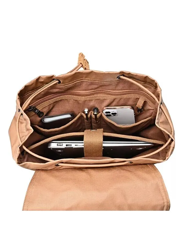 Холщовый рюкзак Urban Light Traveller TSD BRAND — изображение 3 из 12, хаки