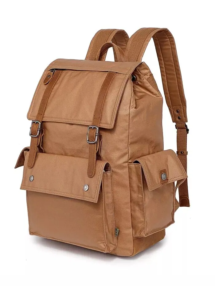 Холщовый рюкзак Urban Light Traveller TSD BRAND — изображение 7 из 12, хаки