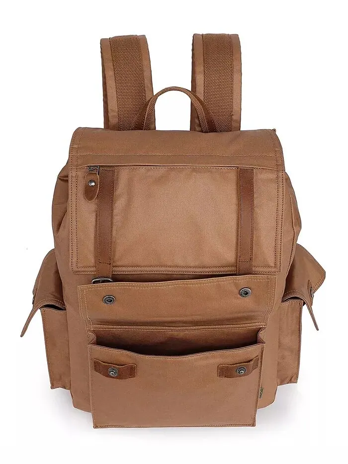 Холщовый рюкзак Urban Light Traveller TSD BRAND — изображение 10 из 12, хаки