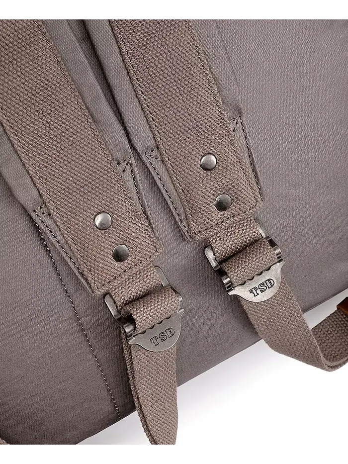 Городской рюкзак Urban Light Traveller из холста TSD BRAND — изображение 12 из 12, серый