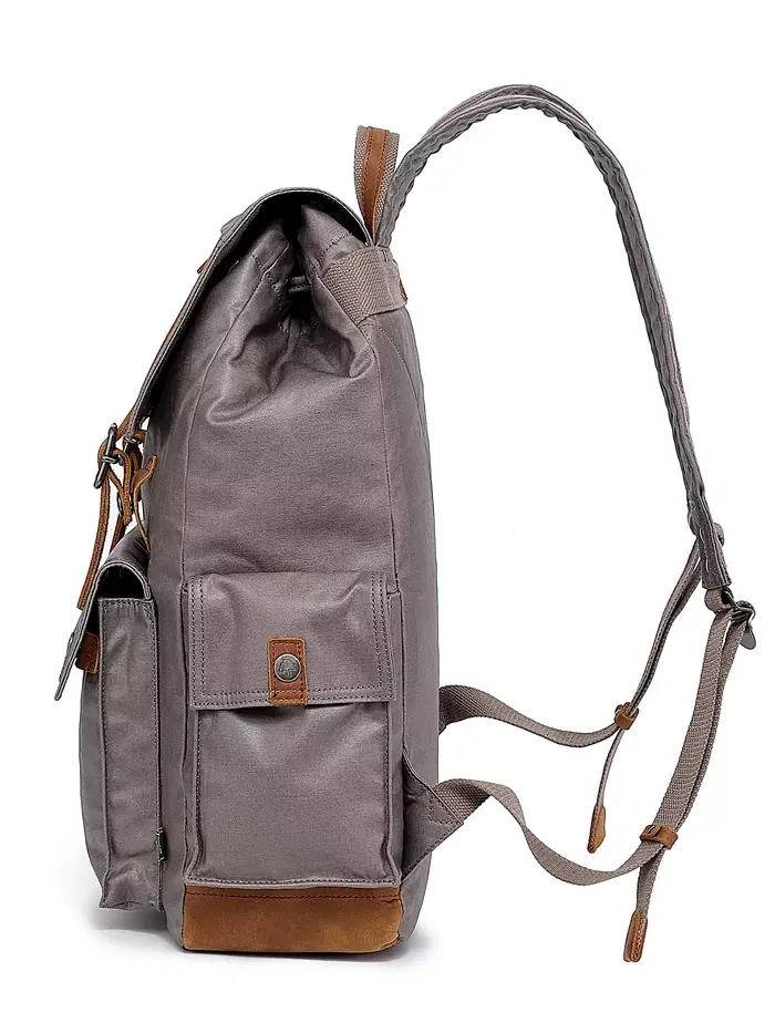 Городской рюкзак Urban Light Traveller из холста TSD BRAND — изображение 6 из 12, серый