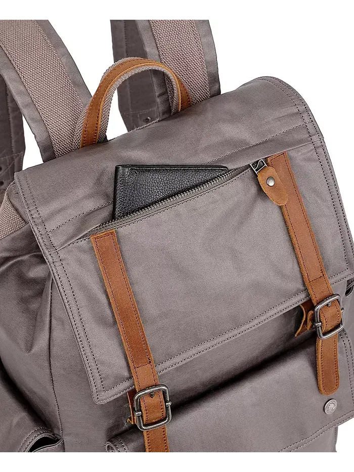 Городской рюкзак Urban Light Traveller из холста TSD BRAND — изображение 9 из 12, серый