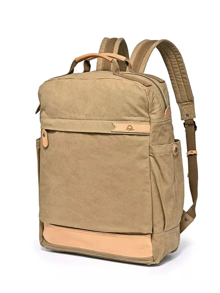 Холщовый рюкзак Tilia TSD BRAND — изображение 3 из 11, хаки