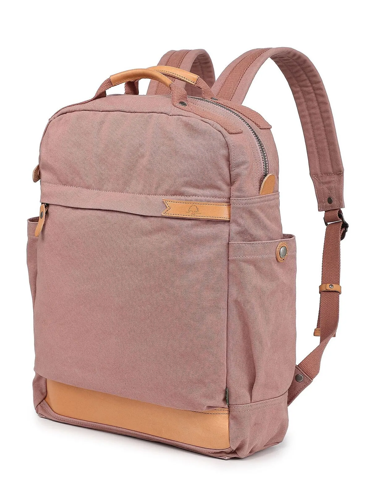 Рюкзак Tilia из парусины TSD BRAND — изображение 9 из 12, розовый