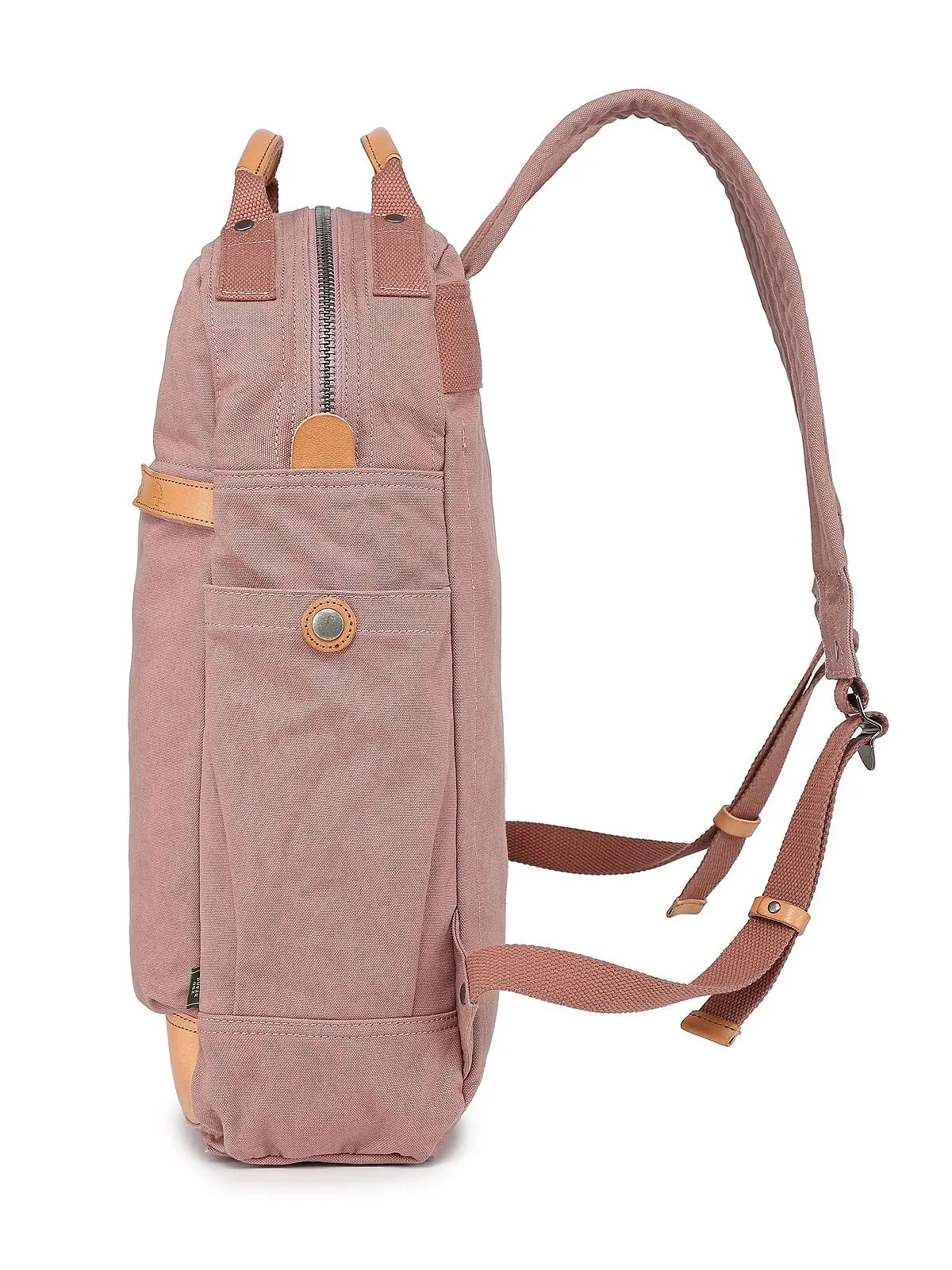 Рюкзак Tilia из парусины TSD BRAND — изображение 10 из 12, розовый