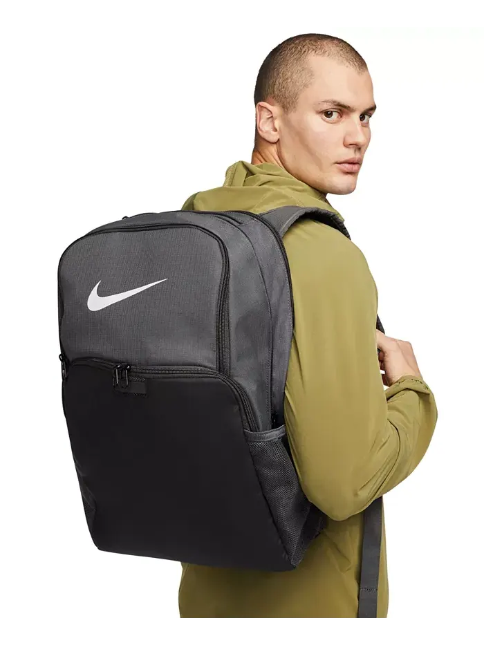 Рюкзак мужской Nike Brasilia Extra полиэстер — изображение 2 из 12, серый