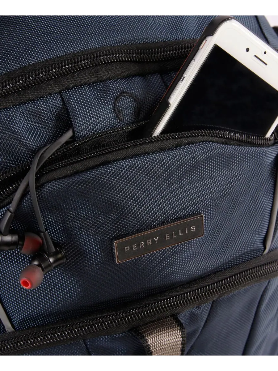 Рюкзак для ноутбука 350 Perry Ellis — изображение 5 из 10, темно-синий