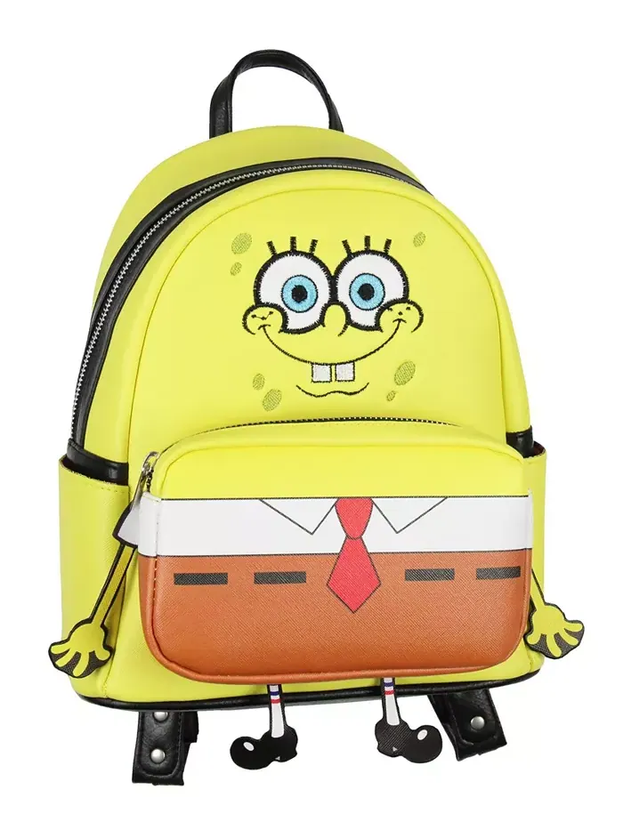 Никелодеон Мини-рюкзак с ножками Body Hanging Legs SpongeBob SquarePants — изображение 1 из 3, желтый