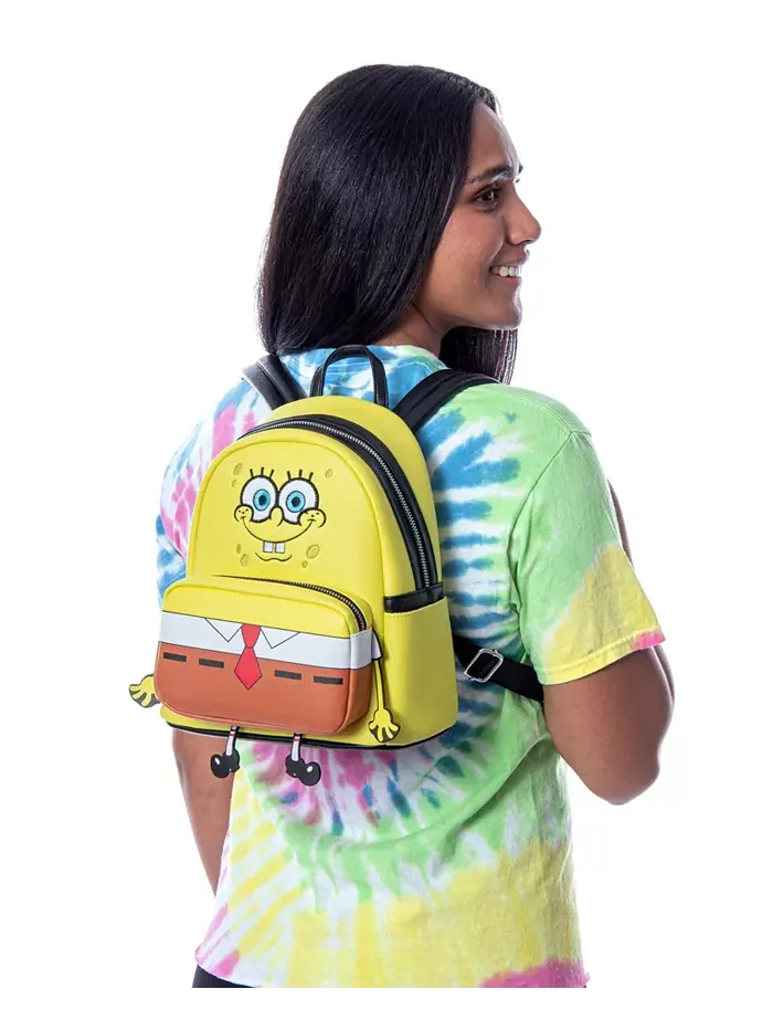 Никелодеон Мини-рюкзак с ножками Body Hanging Legs SpongeBob SquarePants — изображение 2 из 3, желтый