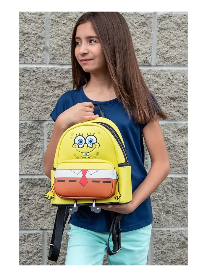 Никелодеон Мини-рюкзак с ножками Body Hanging Legs SpongeBob SquarePants — изображение 3 из 3, желтый