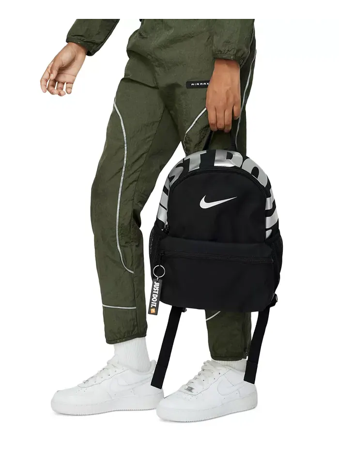 Детский мини-рюкзак Brasilia JDI Nike — изображение 7 из 8, черный/белый