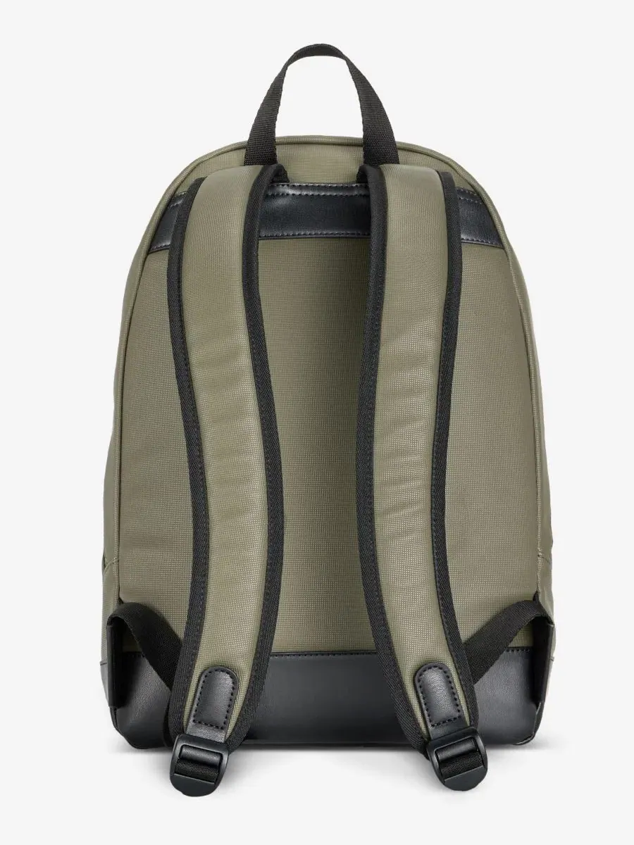 Рюкзак мужской Tommy Hilfiger Essential Pique II нейлон — изображение 5 из 5, платиновый оливковый