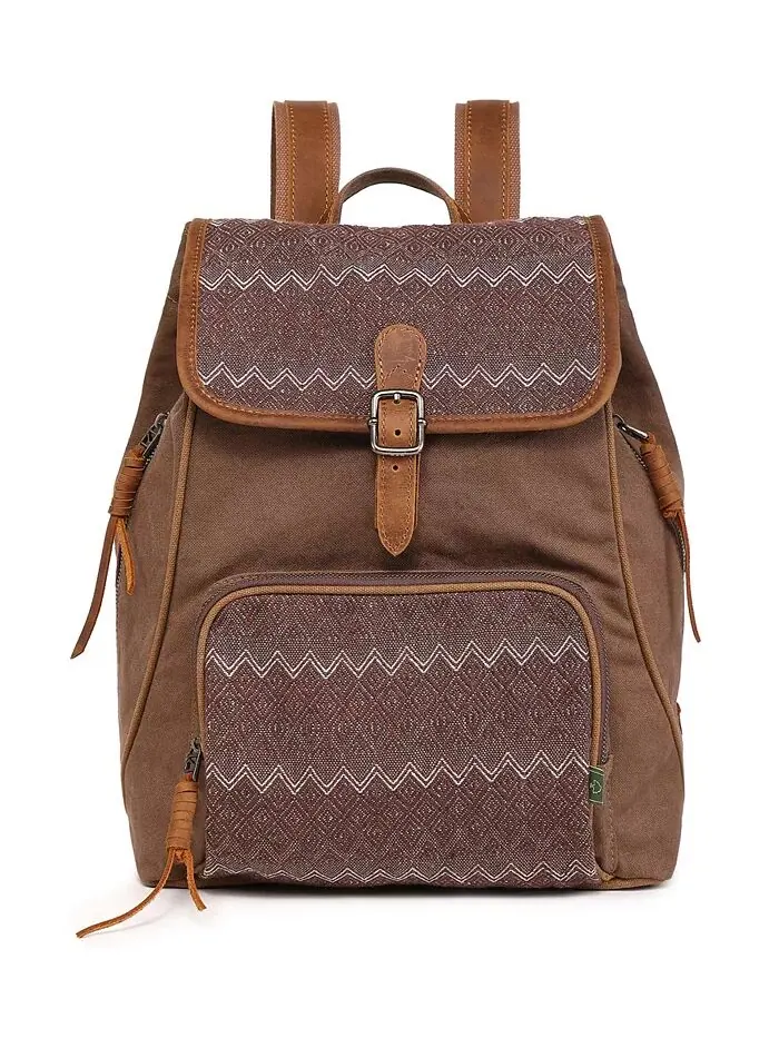 Холщовый рюкзак Oak Hill TSD BRAND — изображение 1 из 12, коричневый