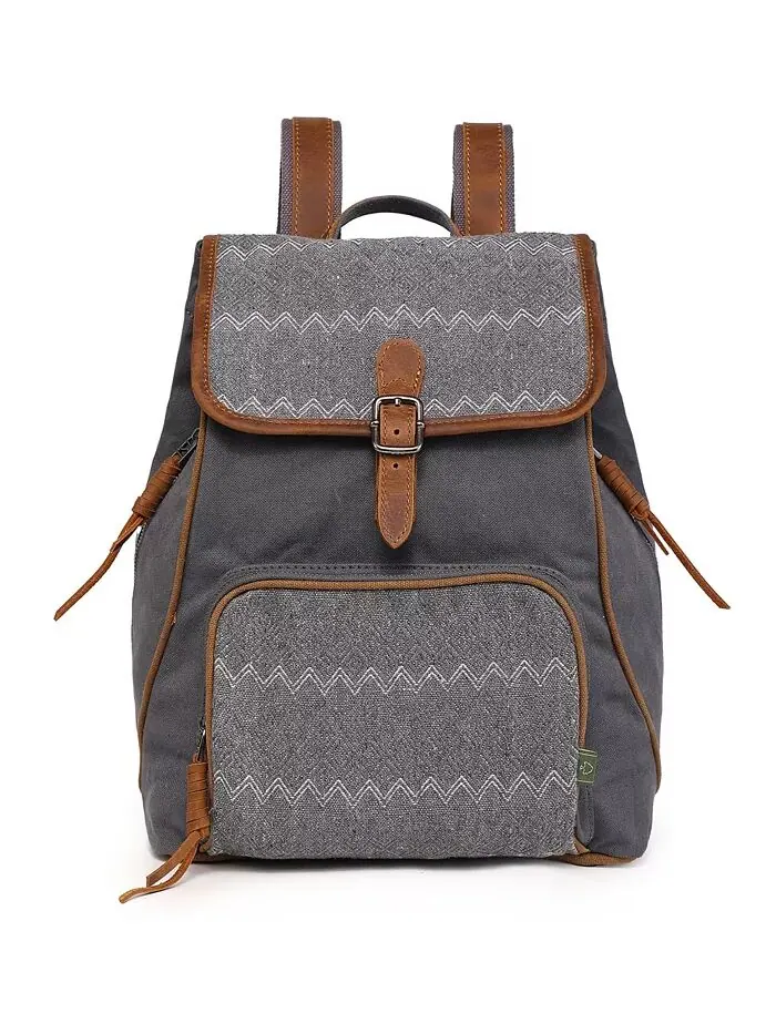 Холщовый рюкзак Oak Hill TSD BRAND — изображение 1 из 12, серый