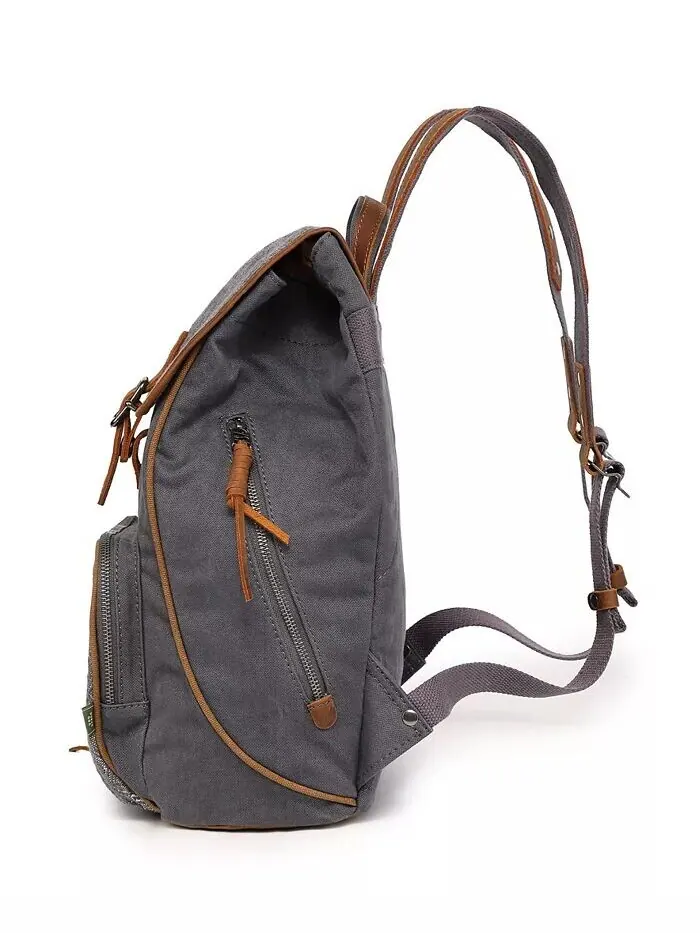 Холщовый рюкзак Oak Hill TSD BRAND — изображение 12 из 12, серый