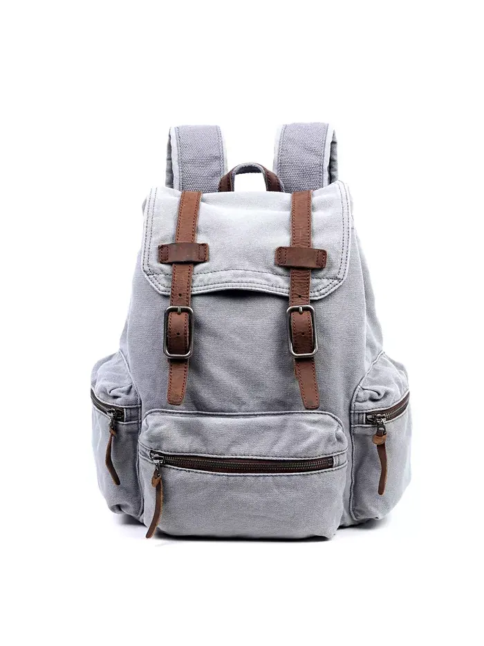 Рюкзак Silent Trail из хлопка TSD BRAND — изображение 1 из 18, серый