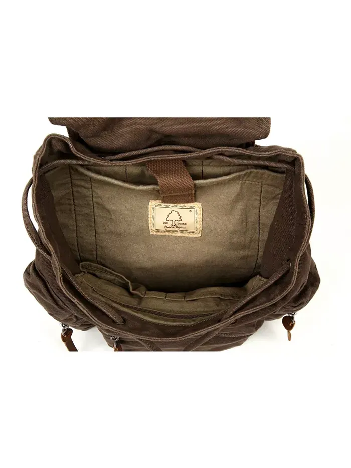 Рюкзак Silent Trail из хлопка TSD BRAND — изображение 11 из 18, серый