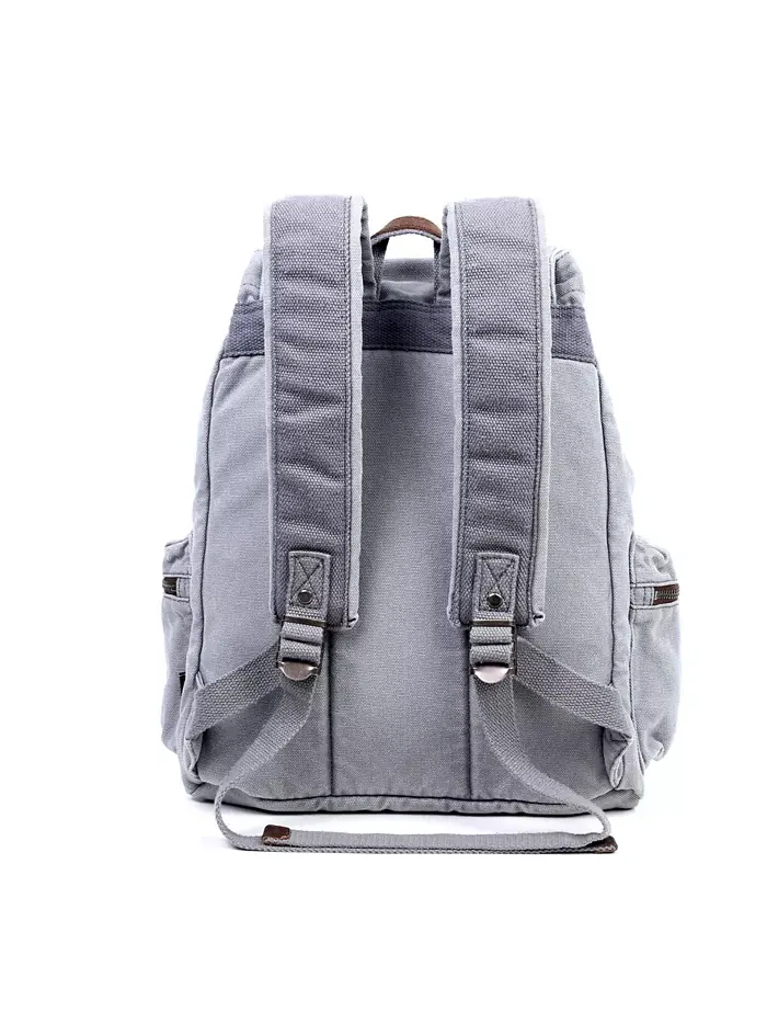 Рюкзак Silent Trail из хлопка TSD BRAND — изображение 4 из 18, серый