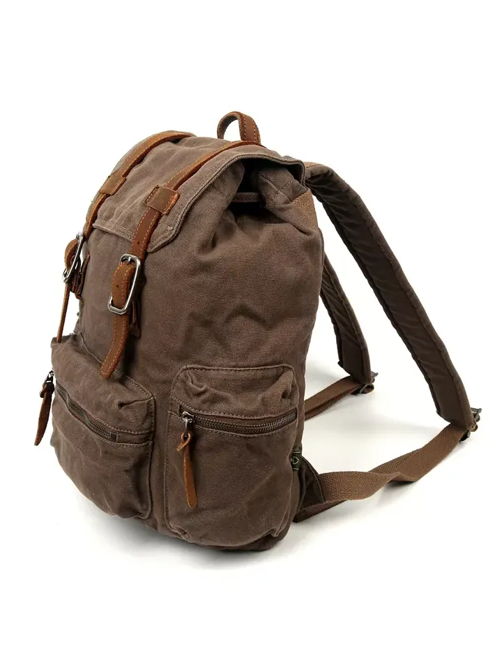 Рюкзак Silent Trail из хлопка TSD BRAND — изображение 9 из 18, серый