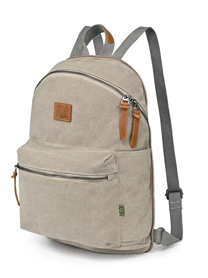 Двойной холщовый рюкзак Trail and Tree TSD BRAND — изображение 8 из 9, оливковый