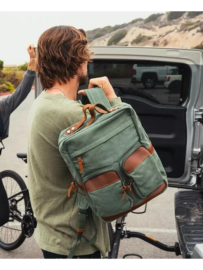 Большой рюкзак Foothill Ranch TSD BRAND — изображение 11 из 11, оливковый