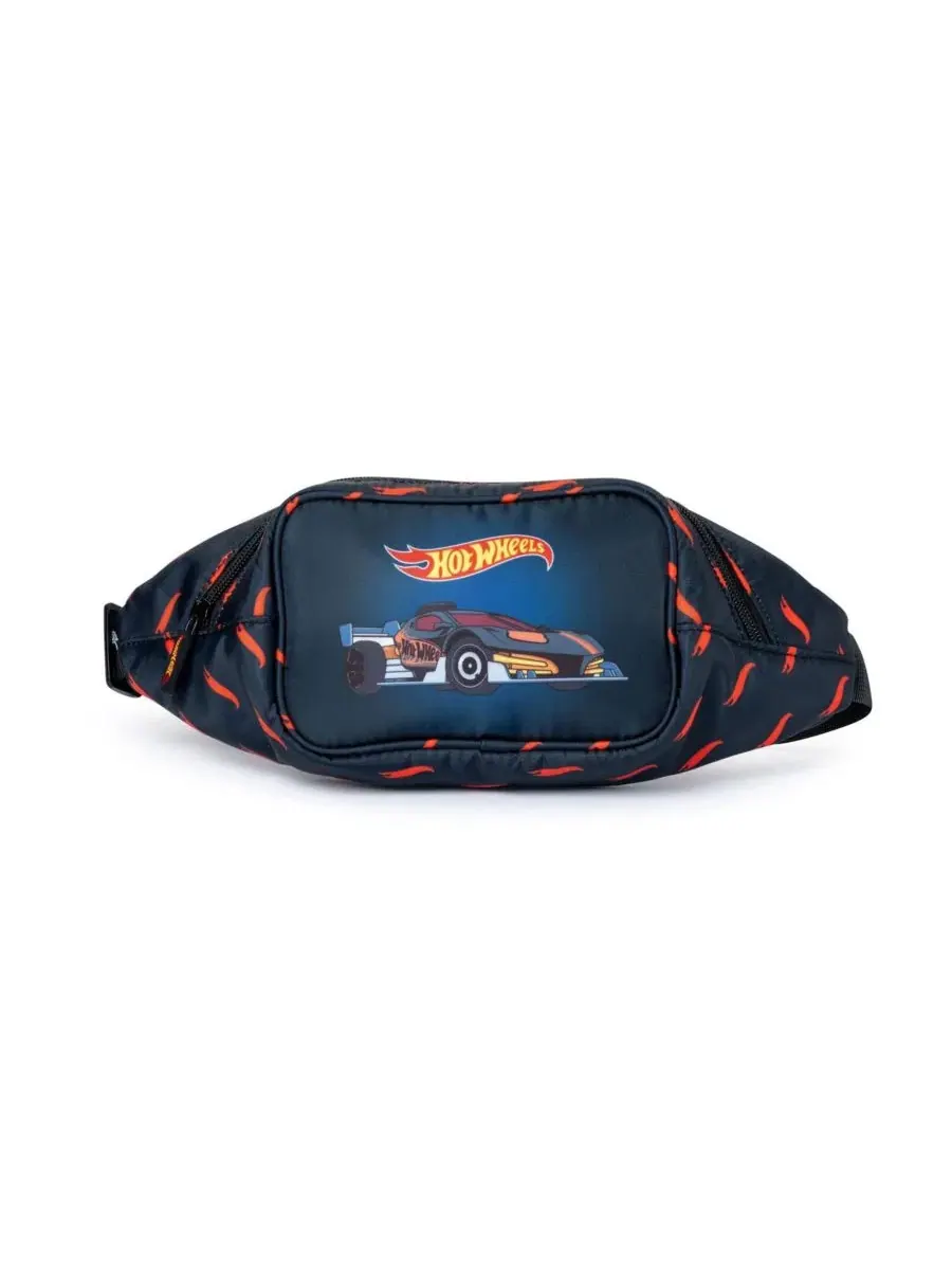 Поясная сумка с отделениями для машинок Race Team Hot Wheels — синий