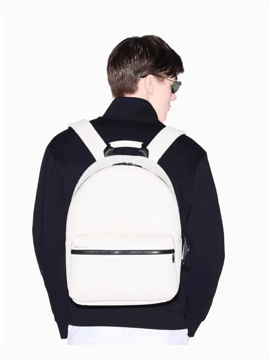 Мужской рюкзак A|X Armani Exchange — изображение 4 из 6, бежевый
