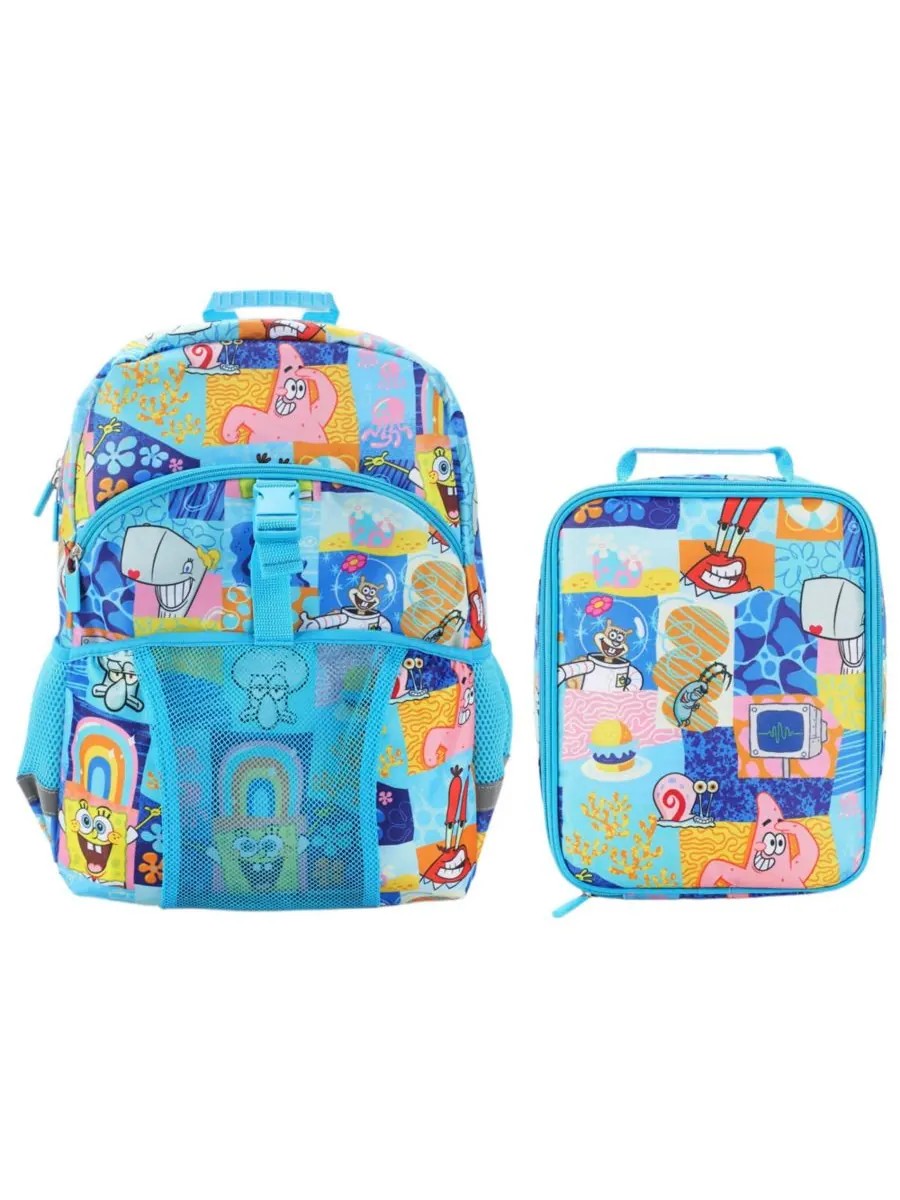 Набор из двух рюкзаков Губка Боб (40 см) SpongeBob SquarePants — изображение 1 из 6, синий