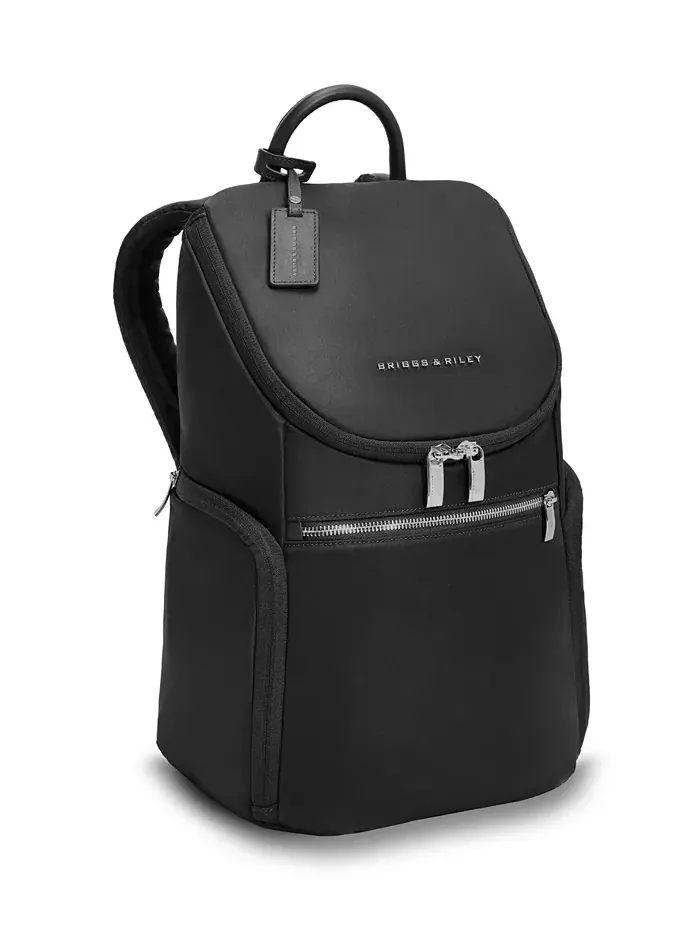 Рюкзак женский Briggs & Riley 15 Rhapsody U-Zip натуральная кожа — изображение 4 из 6, черный