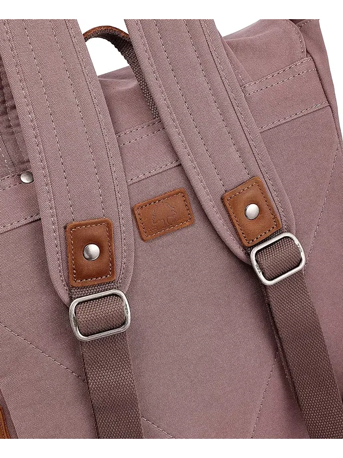 Солнечный след: холщовая сумка-рюкзак Sunny Trail TSD BRAND — изображение 12 из 12, коричневый
