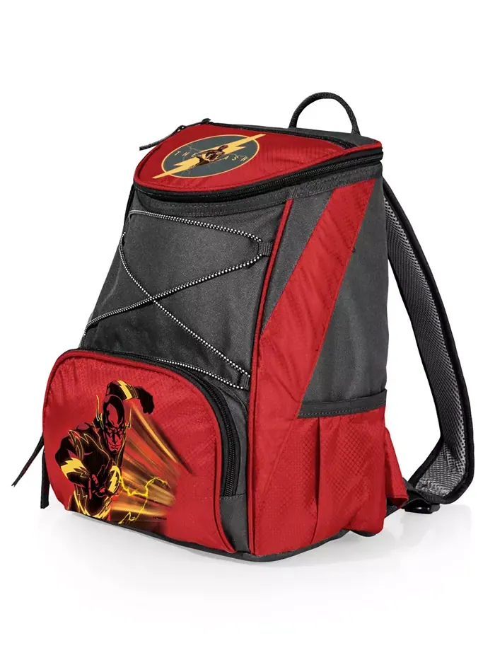 DC Comics The Flash 10-литровый рюкзак-холодильник PTX Oniva — изображение 4 из 5, красный серый
