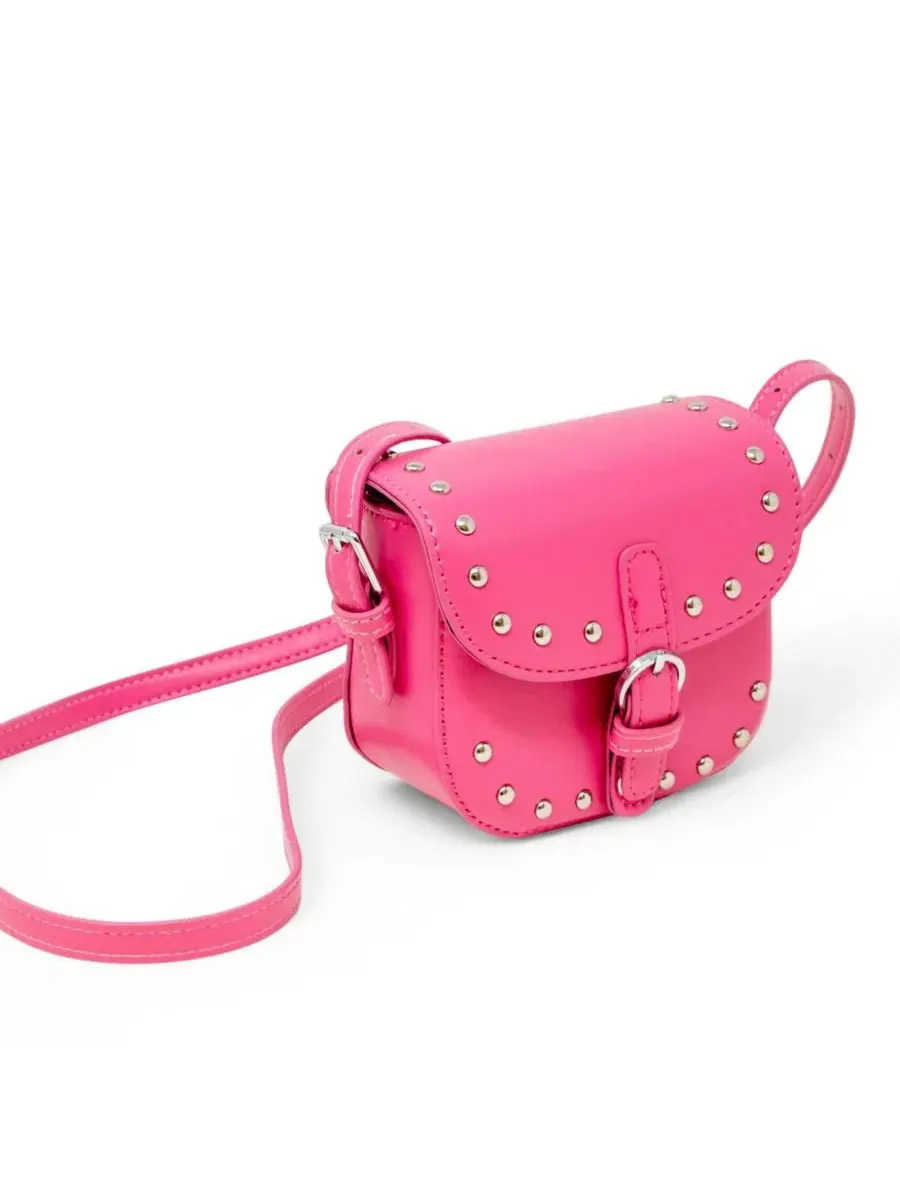 Сумочка для девочек Saddle Stud - маленькая, стильная, прочная сумочка Zomi Gems — изображение 3 из 4, розовый
