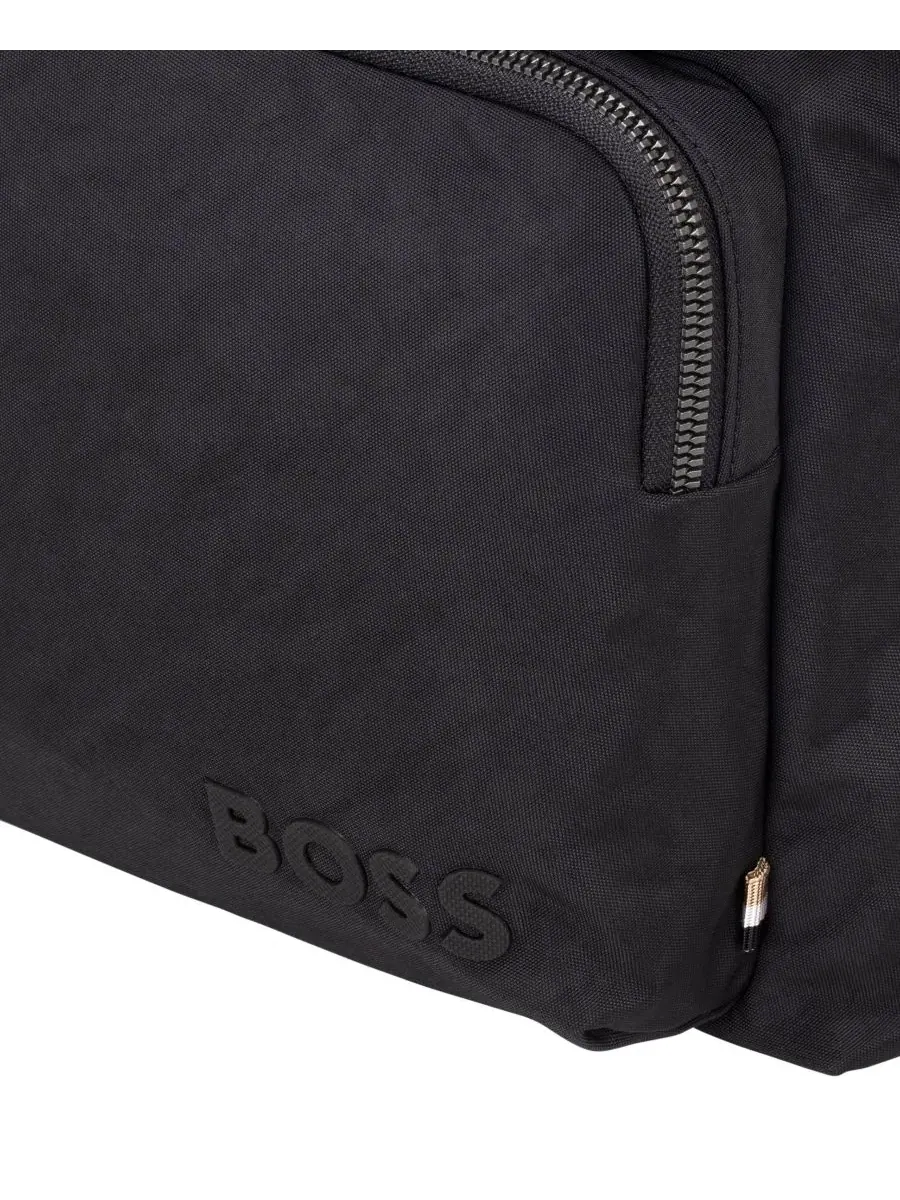 Мужской регулируемый рюкзак для ноутбука Hugo Boss — изображение 3 из 3, черный