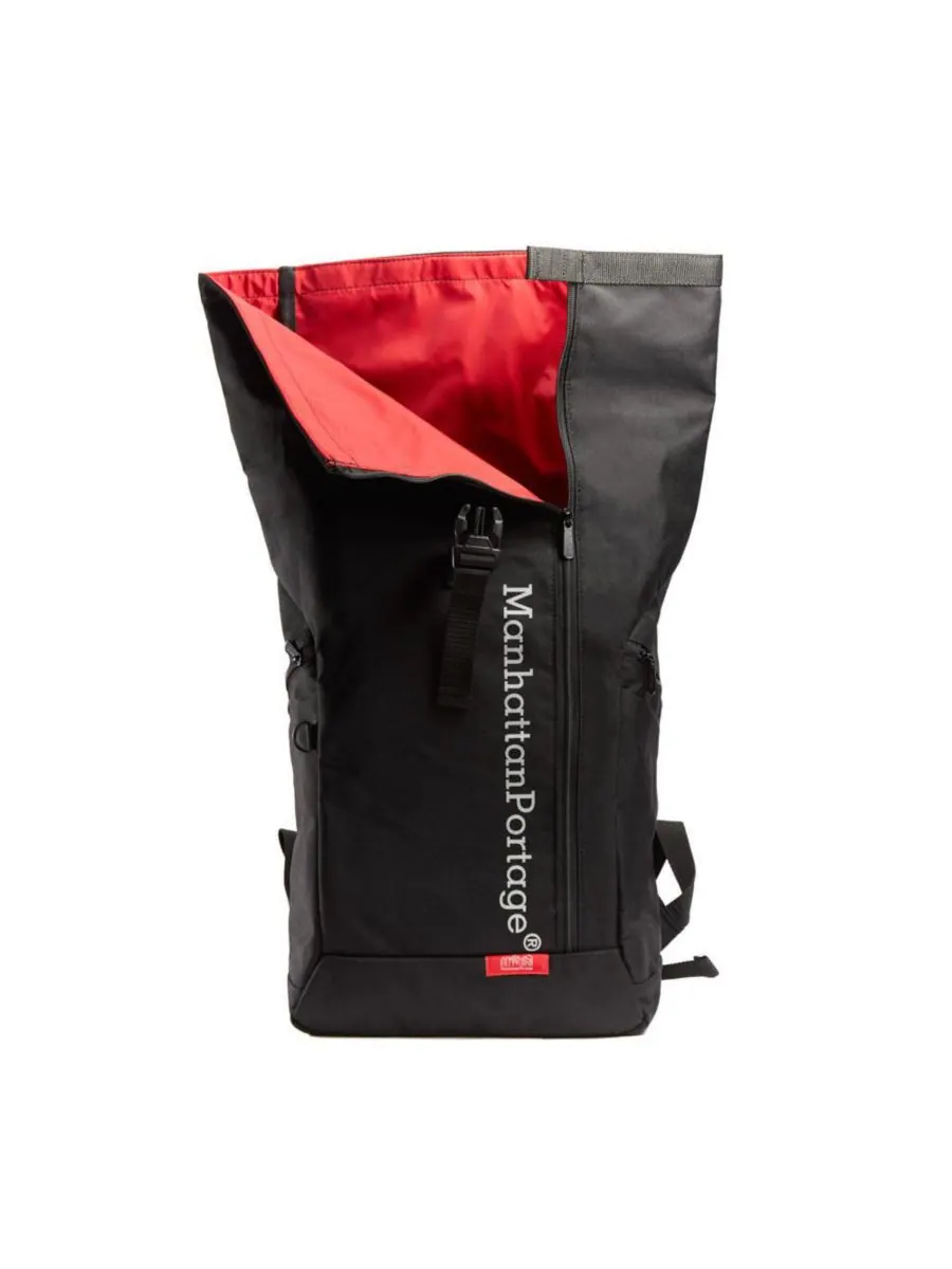 Светоотражающий рюкзак Pace Roll Top с пряжкой Manhattan Portage — изображение 4 из 5, черный