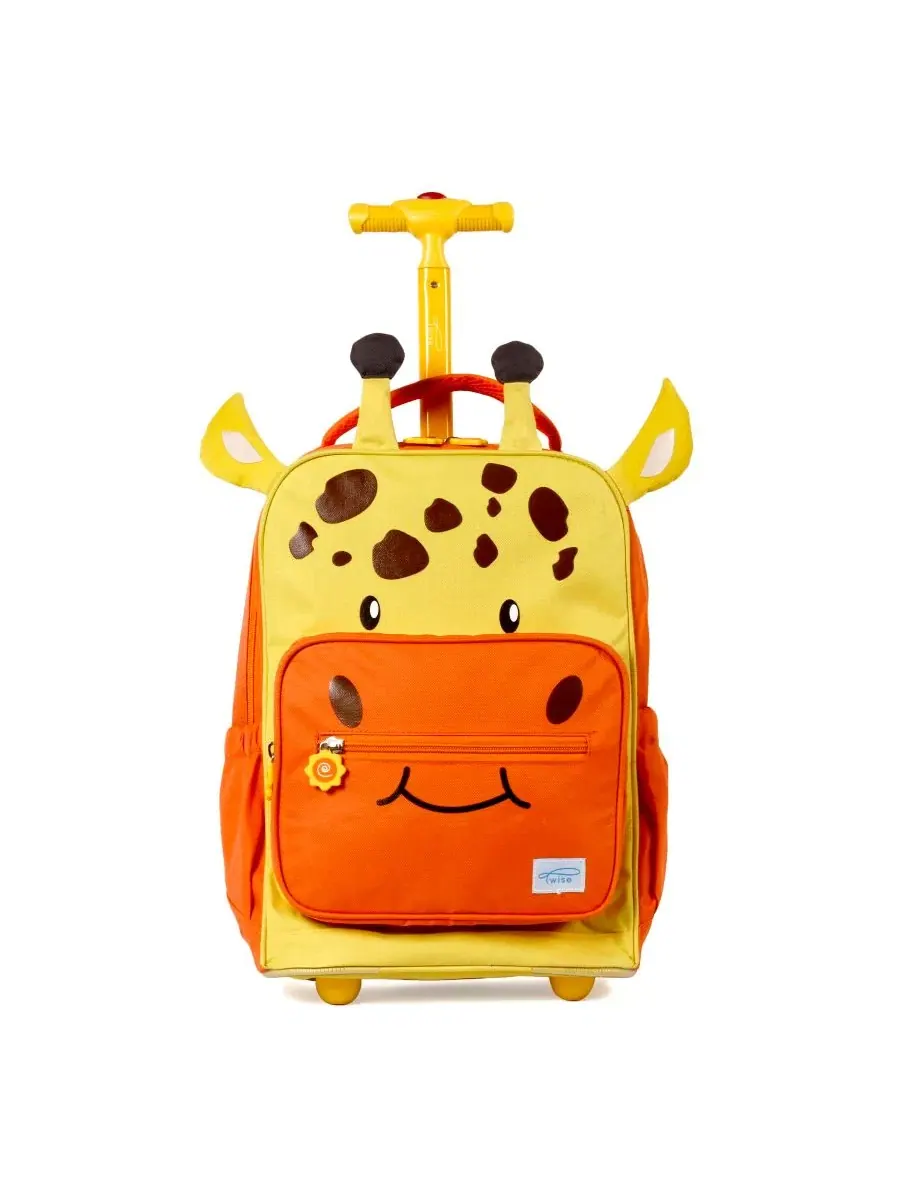 Детский рюкзак на колесиках Side-Kick 16" Rolling Backpack J World, Giraffe — изображение 1 из 6