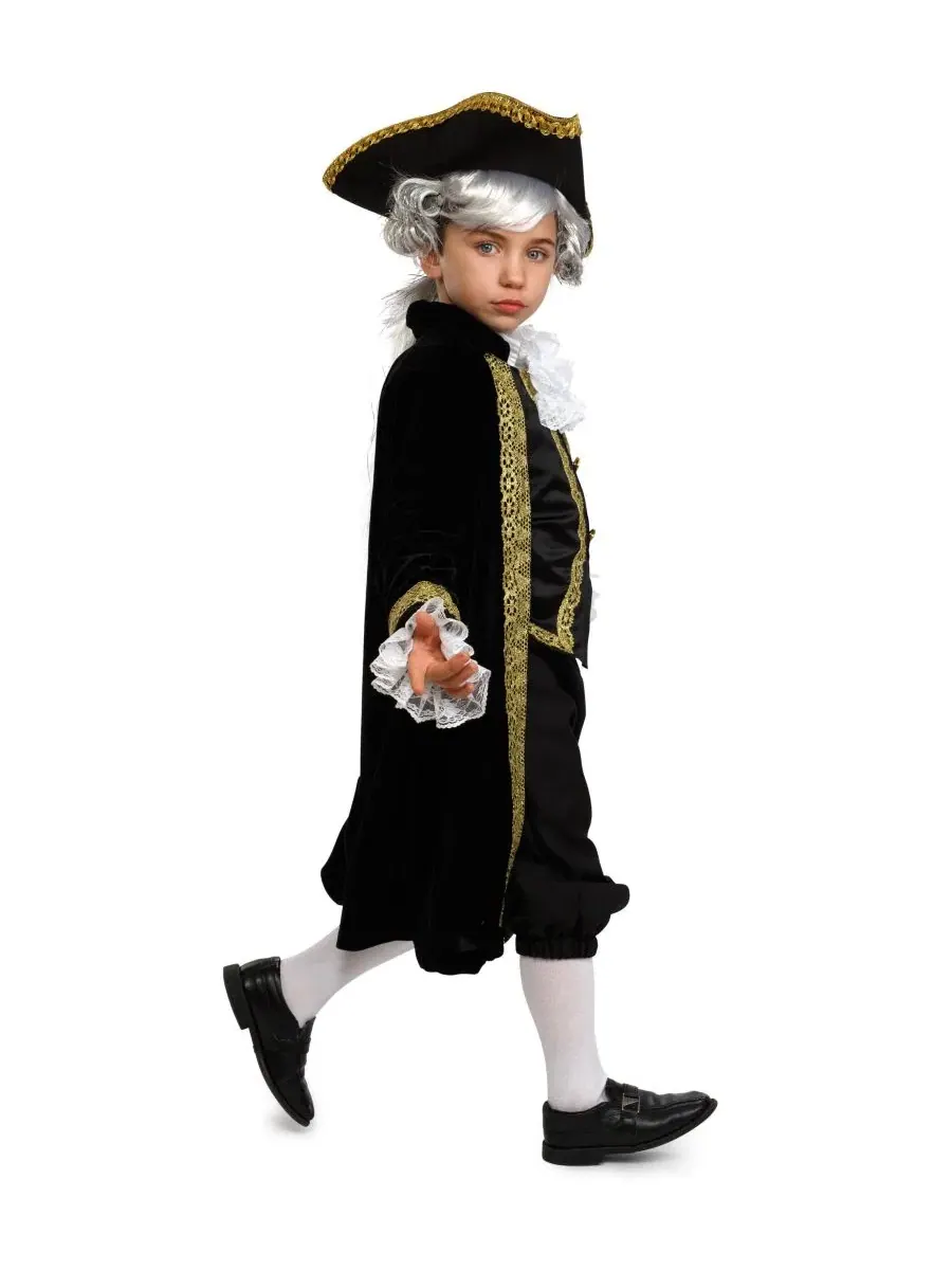 Костюм исторический Colonial с жилетом и жабо Dress Up America — изображение 2 из 3, нет цвета