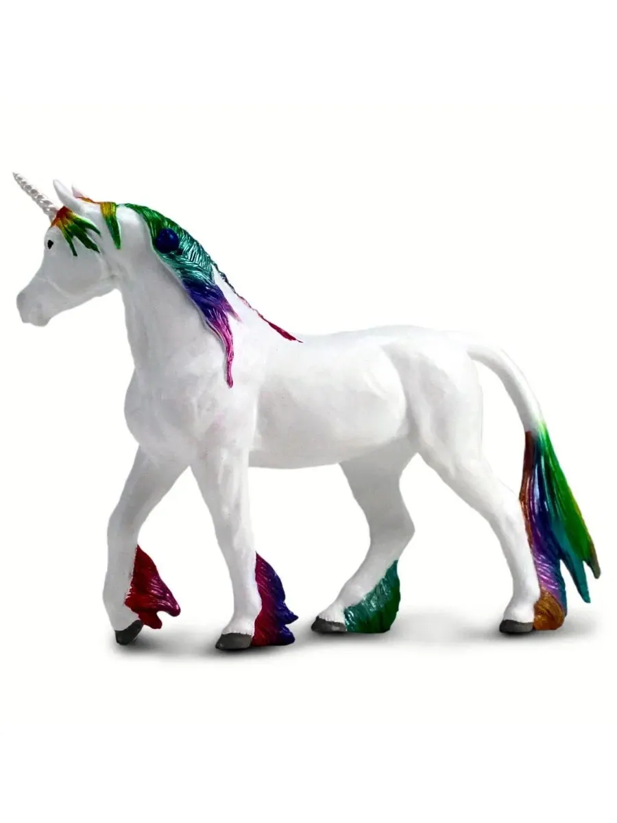 Фигурка единорога Rainbow Unicorn, Safari Ltd — изображение 2 из 3