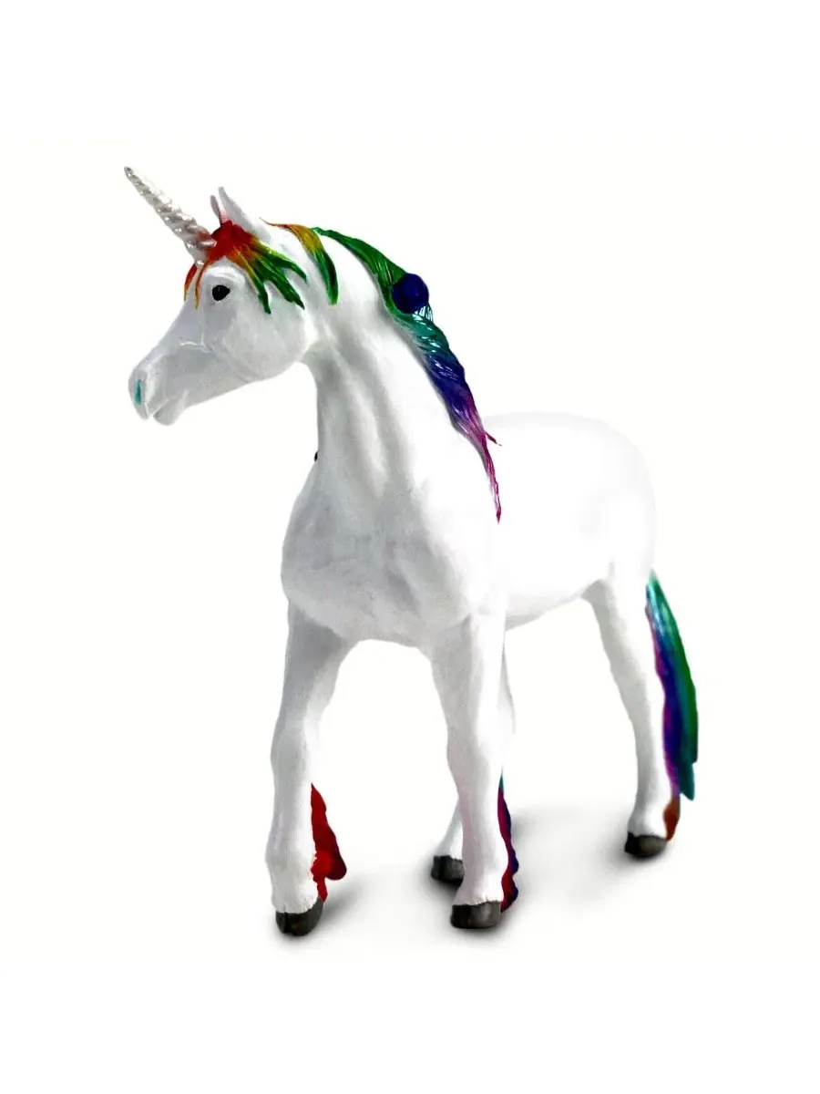 Фигурка единорога Rainbow Unicorn, Safari Ltd — изображение 3 из 3