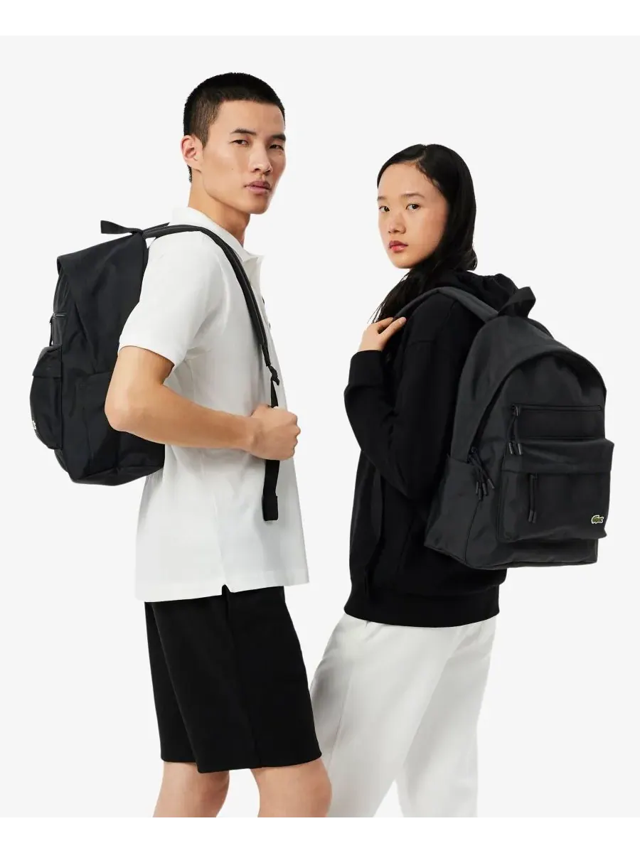 Рюкзак Lacoste Neocroc унисекс, с логотипом — изображение 7 из 7, черный