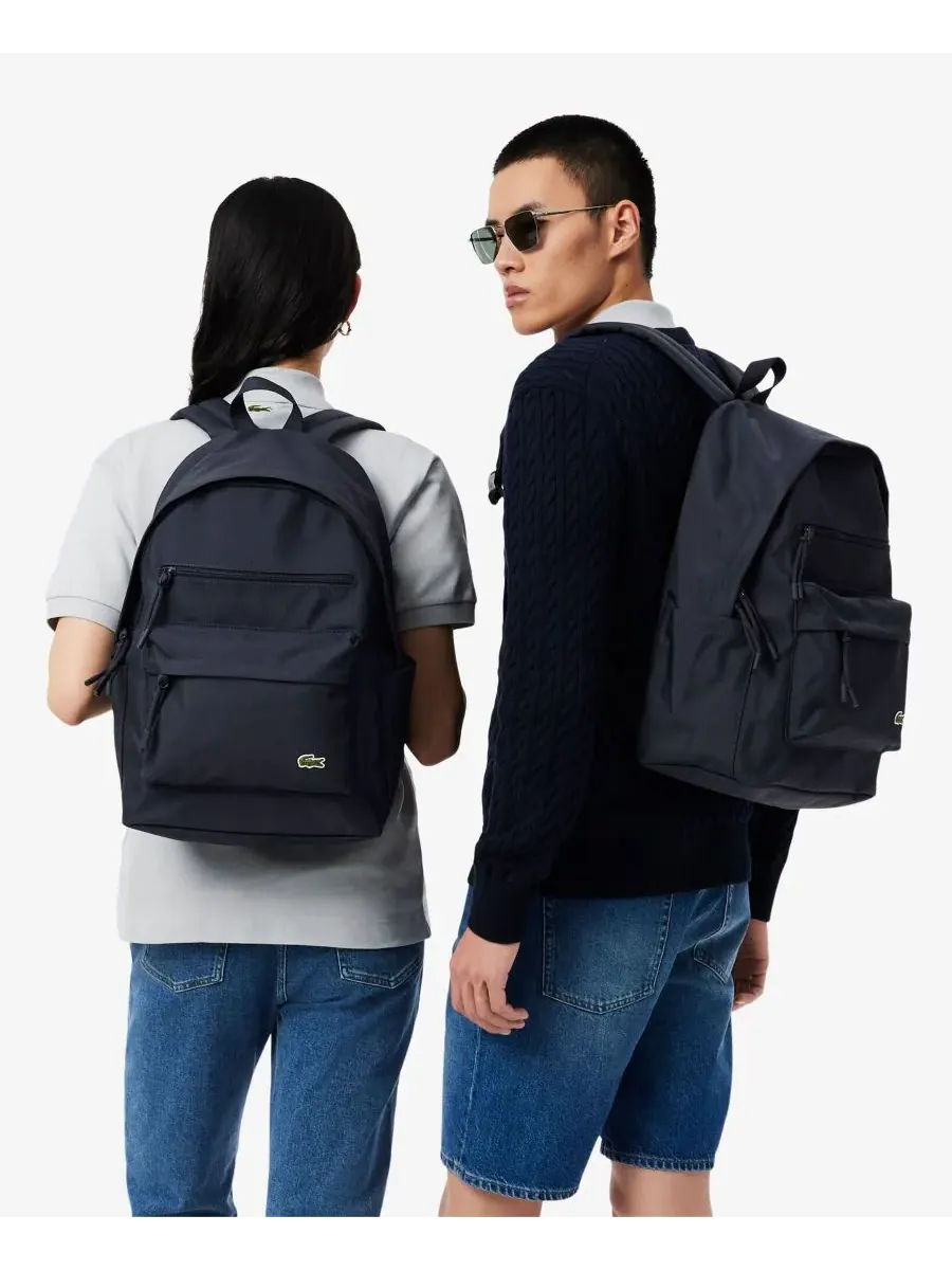 Рюкзак Lacoste Neocroc унисекс, с логотипом — изображение 6 из 7, темно-синий