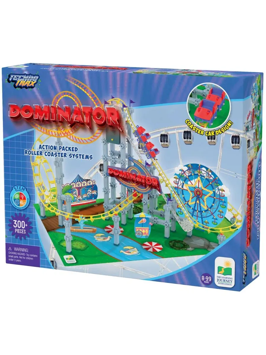 Конструктор Techno Trax Dominator, 300 деталей The Learning Journey