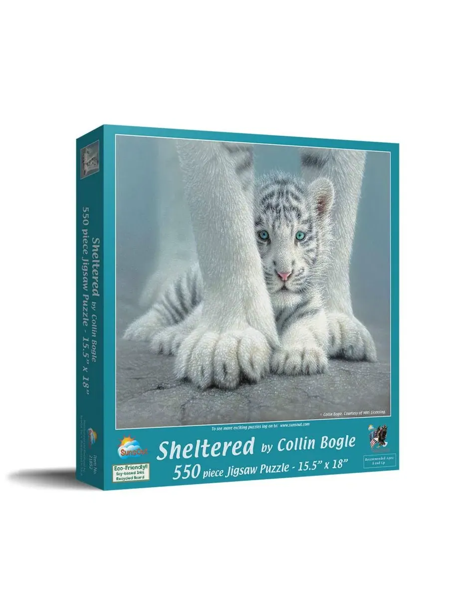 Пазл Sheltered из 550 деталей для взрослых Sunsout — мульти