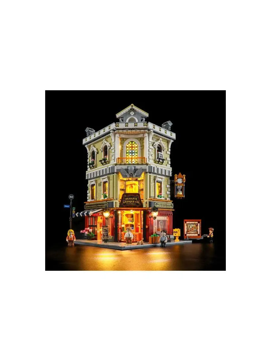 Конструктор модульный с подсветкой Antique-Store Lighting Retro Shop 2847 деталей Lumibricks — изображение 2 из 10