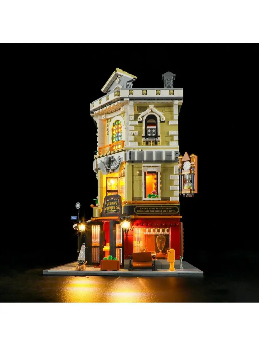 Конструктор модульный с подсветкой Antique-Store Lighting Retro Shop 2847 деталей Lumibricks — изображение 9 из 10