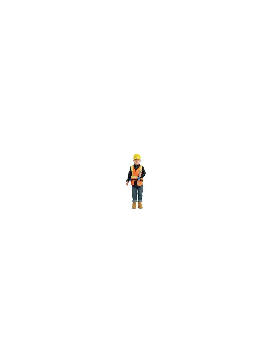 Костюм строителя для игрового набора - для мальчиков и девочек Dress Up America — изображение 4 из 4, мульти