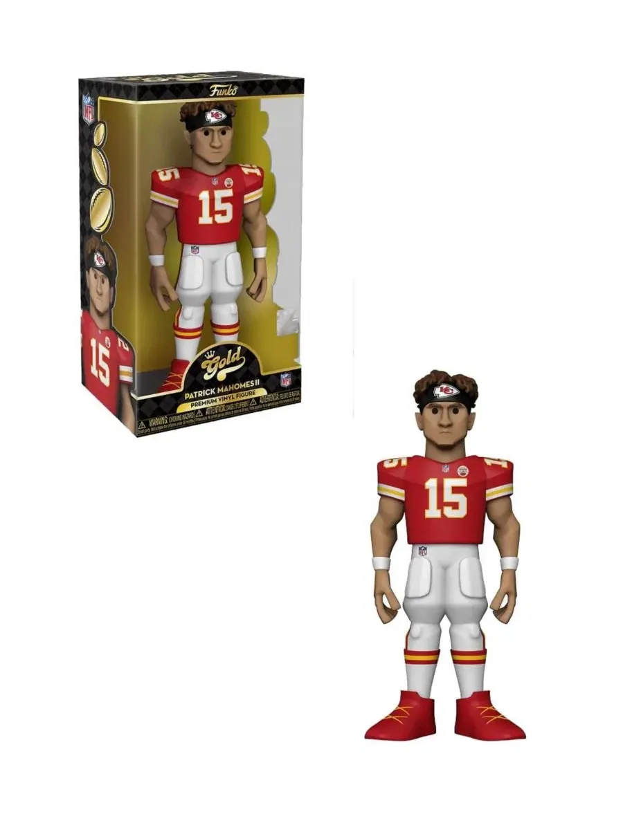 Золотая виниловая фигурка Kansas City Chiefs NFL, 30 см Funko — мульти