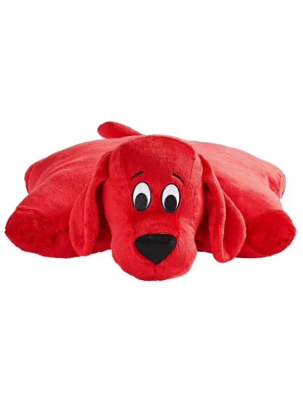 Мягкая игрушка в виде большого красного пса Схоластик Клиффорд Pillow Pets — изображение 2 из 4, красный