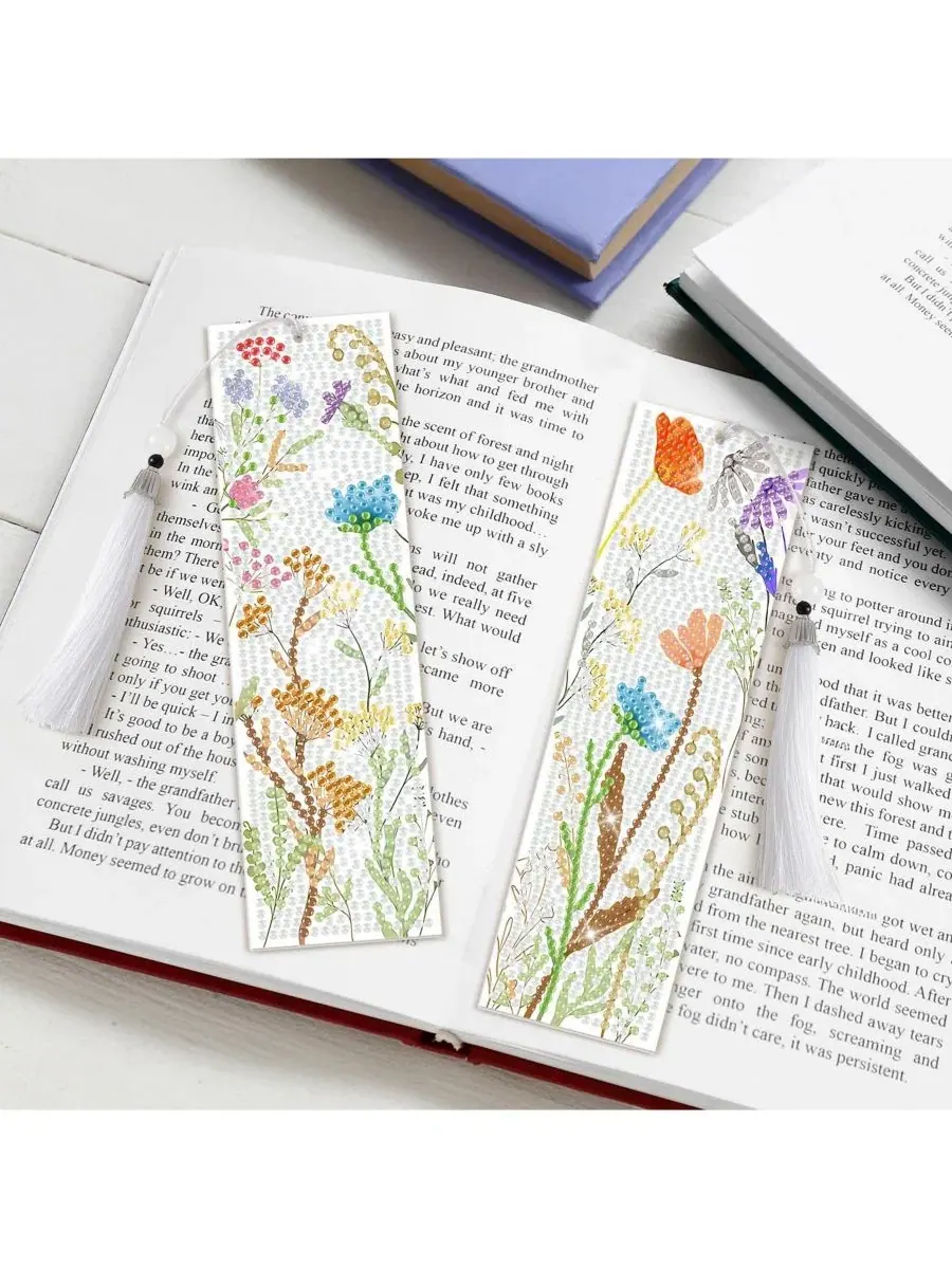 Набор для алмазной мозаики «Verse Art 5d Beaded Bookmark Tassel DIY Bible» GNUADZ — изображение 3 из 4, мульти